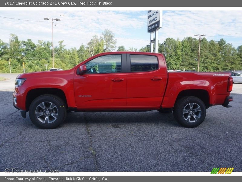 Red Hot / Jet Black 2017 Chevrolet Colorado Z71 Crew Cab