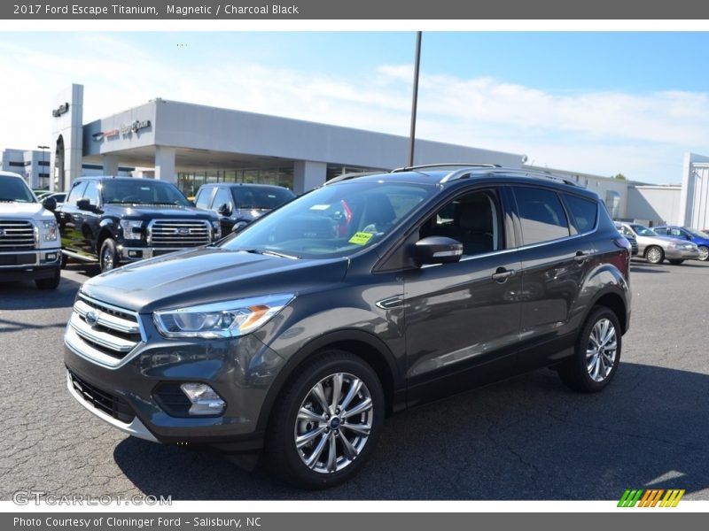 Magnetic / Charcoal Black 2017 Ford Escape Titanium
