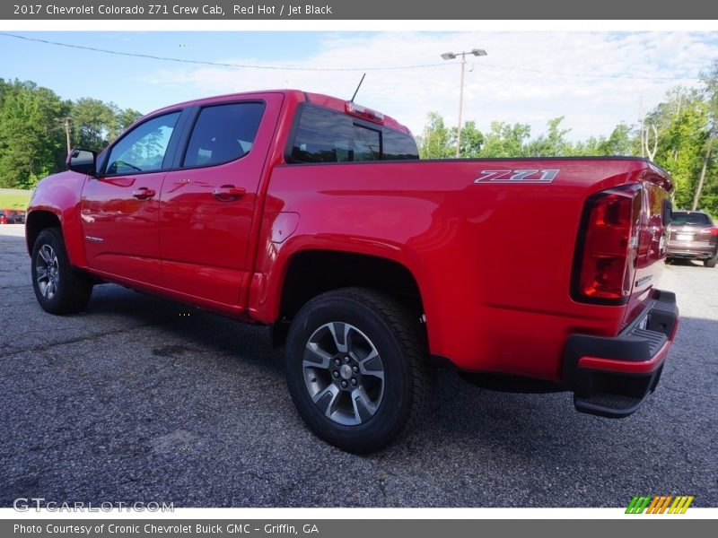 Red Hot / Jet Black 2017 Chevrolet Colorado Z71 Crew Cab