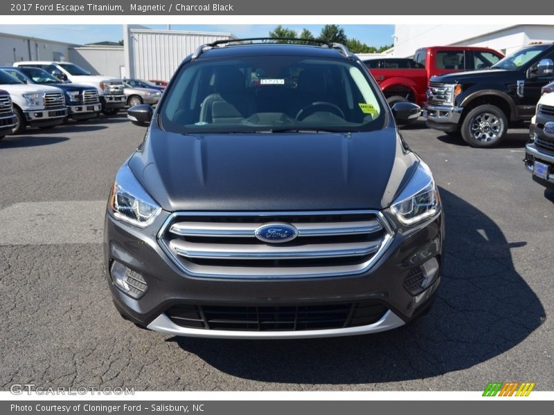 Magnetic / Charcoal Black 2017 Ford Escape Titanium