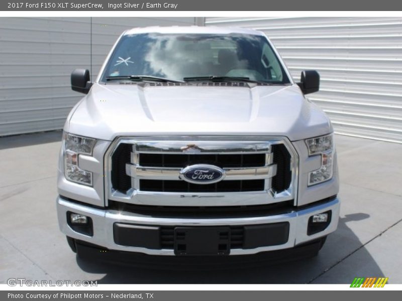 Ingot Silver / Earth Gray 2017 Ford F150 XLT SuperCrew