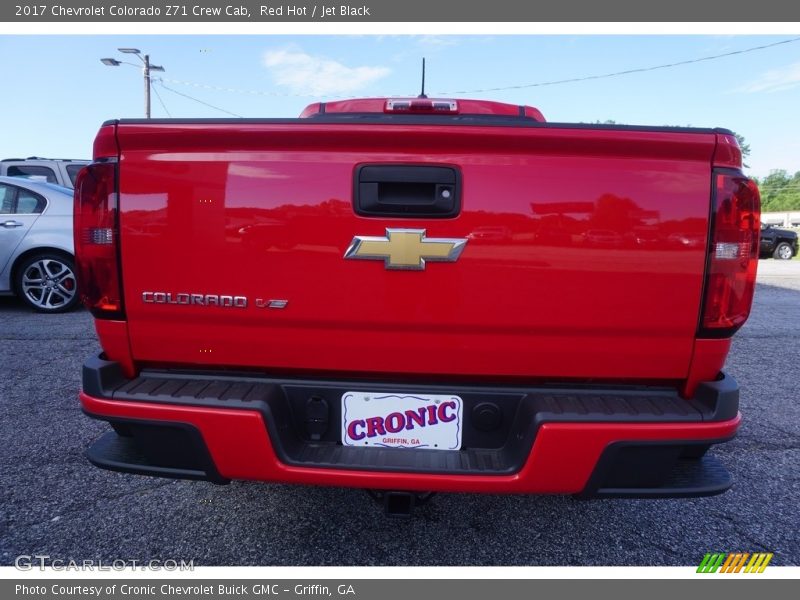 Red Hot / Jet Black 2017 Chevrolet Colorado Z71 Crew Cab