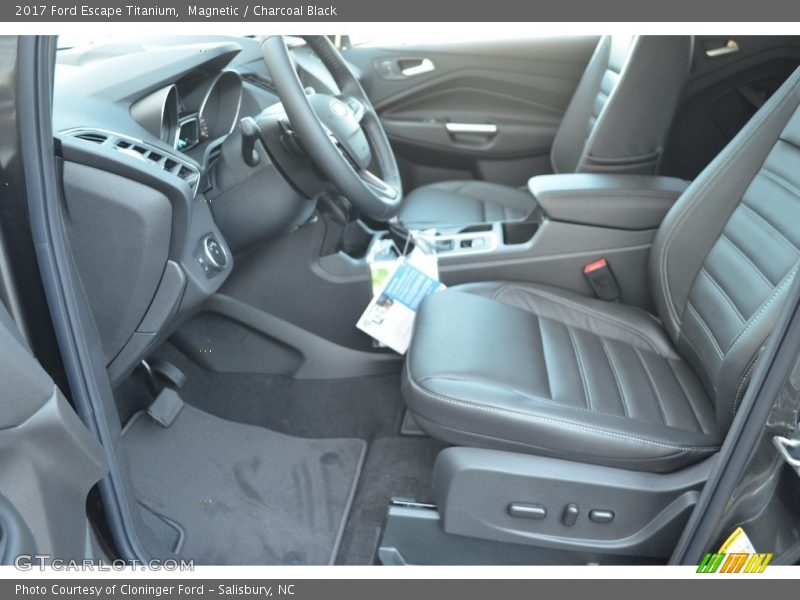 Magnetic / Charcoal Black 2017 Ford Escape Titanium
