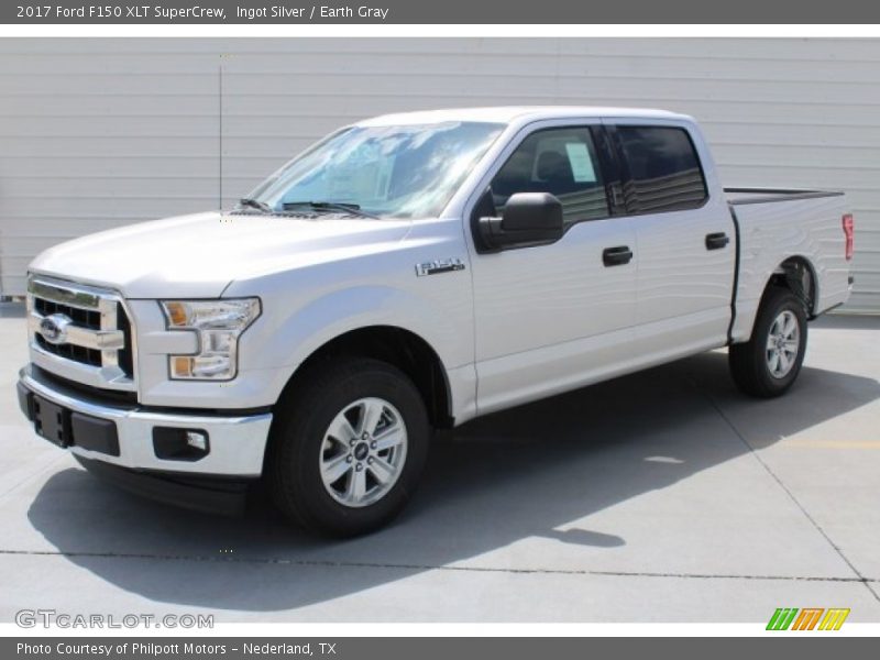 Ingot Silver / Earth Gray 2017 Ford F150 XLT SuperCrew