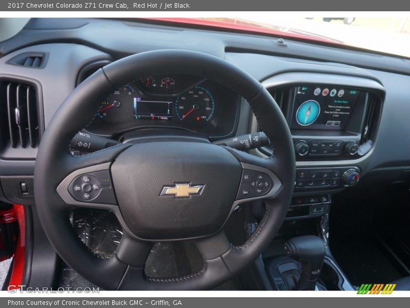 Red Hot / Jet Black 2017 Chevrolet Colorado Z71 Crew Cab