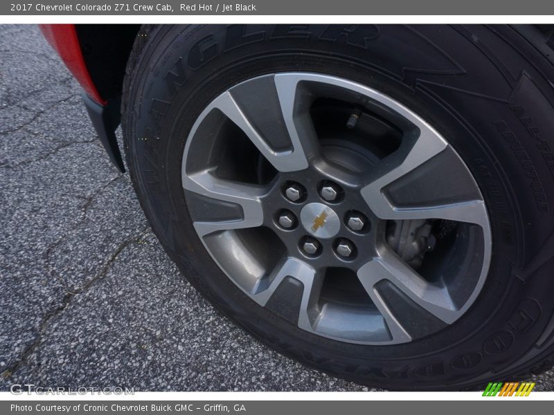 Red Hot / Jet Black 2017 Chevrolet Colorado Z71 Crew Cab