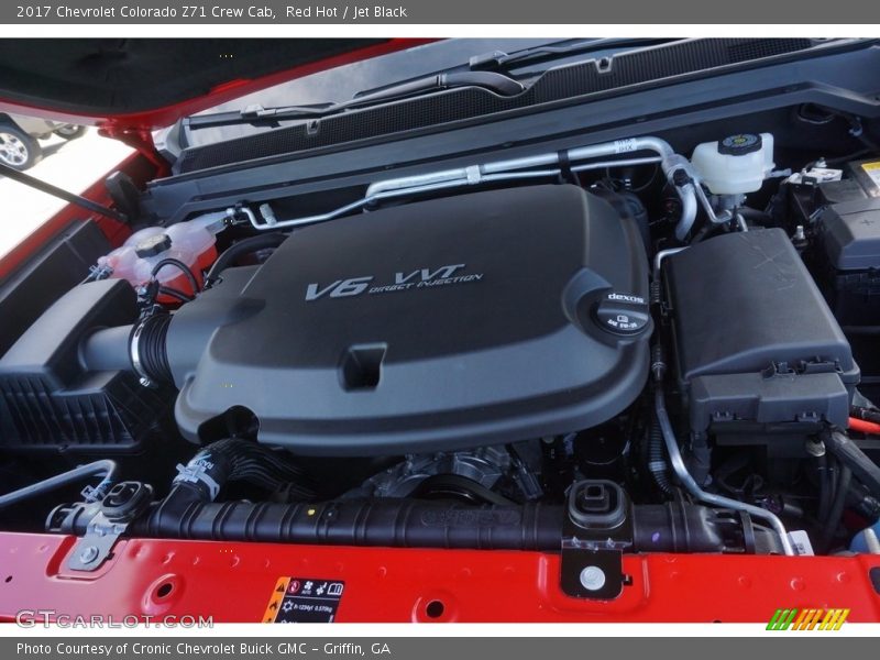 Red Hot / Jet Black 2017 Chevrolet Colorado Z71 Crew Cab