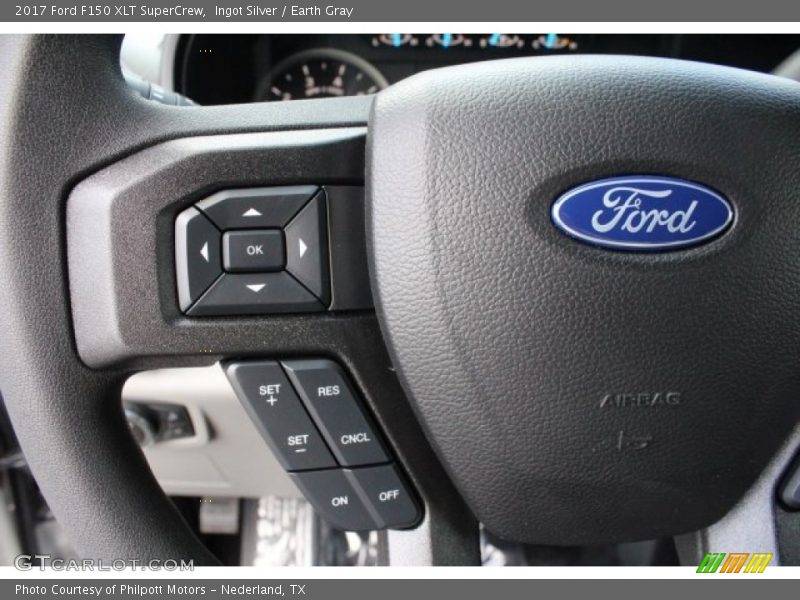 Ingot Silver / Earth Gray 2017 Ford F150 XLT SuperCrew