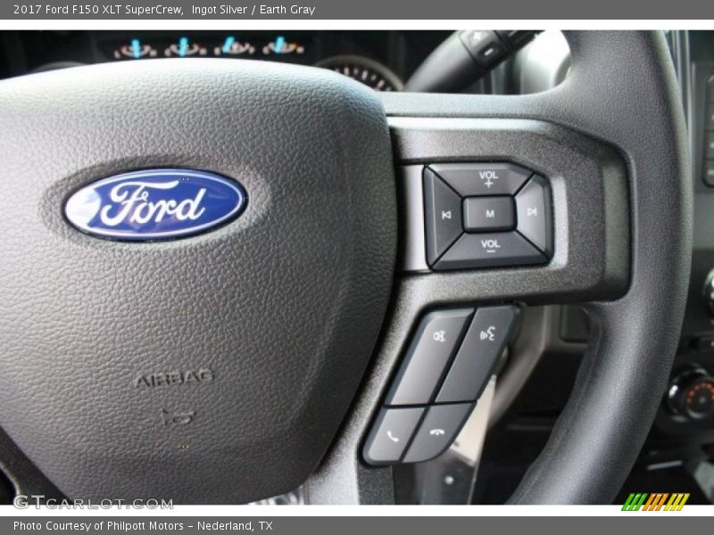 Ingot Silver / Earth Gray 2017 Ford F150 XLT SuperCrew