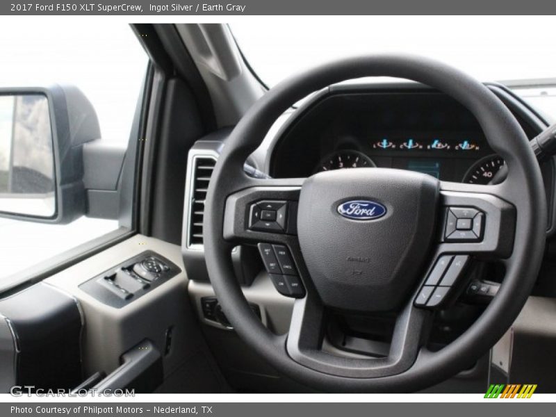 Ingot Silver / Earth Gray 2017 Ford F150 XLT SuperCrew
