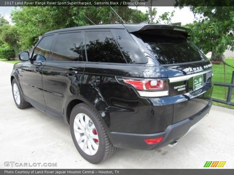 Santorini Black / Ebony/Ebony 2017 Land Rover Range Rover Sport Supercharged