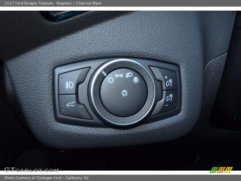Magnetic / Charcoal Black 2017 Ford Escape Titanium