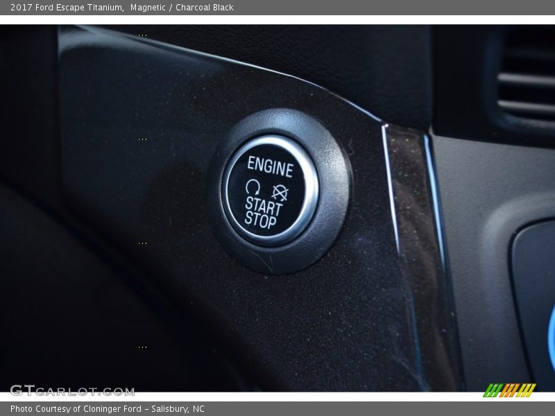 Magnetic / Charcoal Black 2017 Ford Escape Titanium