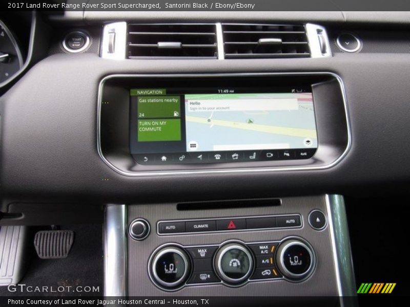 Santorini Black / Ebony/Ebony 2017 Land Rover Range Rover Sport Supercharged