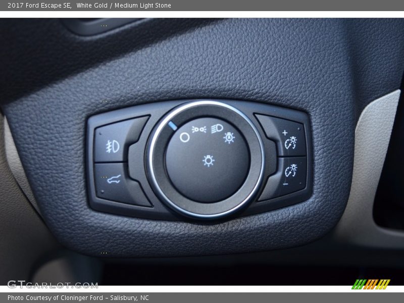 White Gold / Medium Light Stone 2017 Ford Escape SE