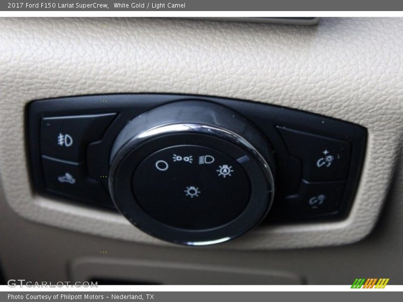 White Gold / Light Camel 2017 Ford F150 Lariat SuperCrew
