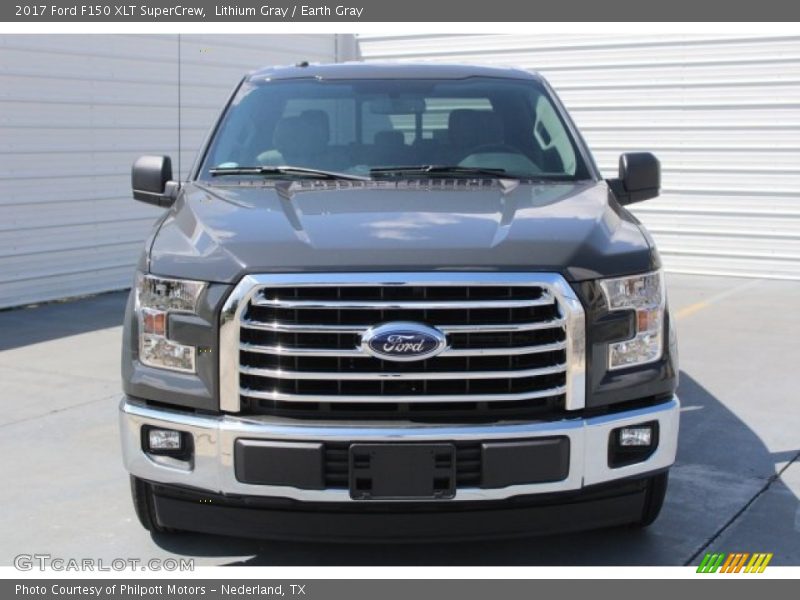 Lithium Gray / Earth Gray 2017 Ford F150 XLT SuperCrew