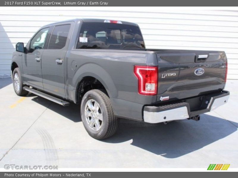 Lithium Gray / Earth Gray 2017 Ford F150 XLT SuperCrew