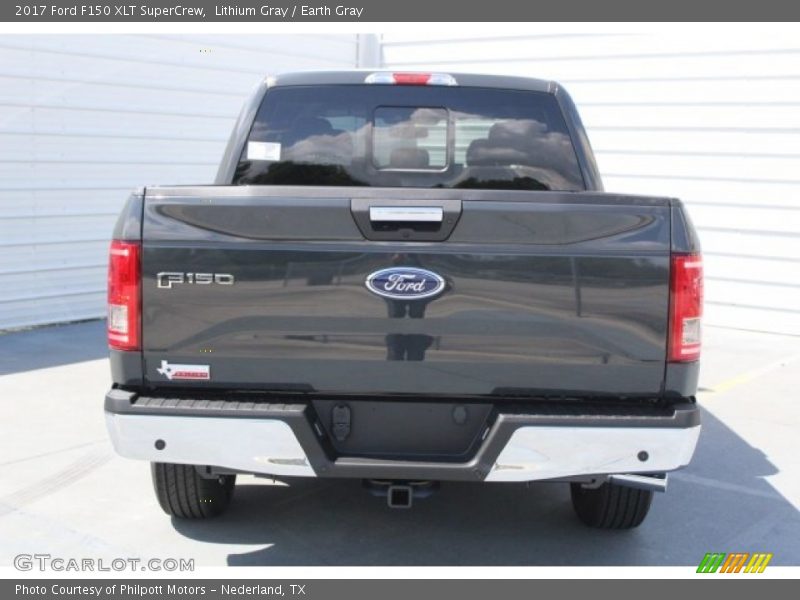 Lithium Gray / Earth Gray 2017 Ford F150 XLT SuperCrew