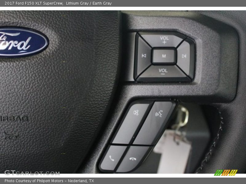 Lithium Gray / Earth Gray 2017 Ford F150 XLT SuperCrew