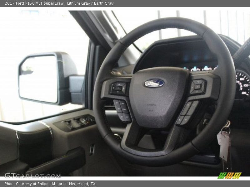 Lithium Gray / Earth Gray 2017 Ford F150 XLT SuperCrew