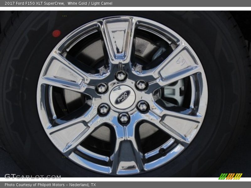 White Gold / Light Camel 2017 Ford F150 XLT SuperCrew
