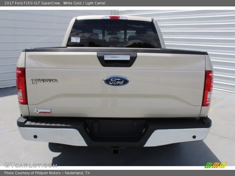 White Gold / Light Camel 2017 Ford F150 XLT SuperCrew