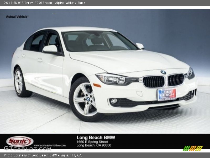Alpine White / Black 2014 BMW 3 Series 320i Sedan