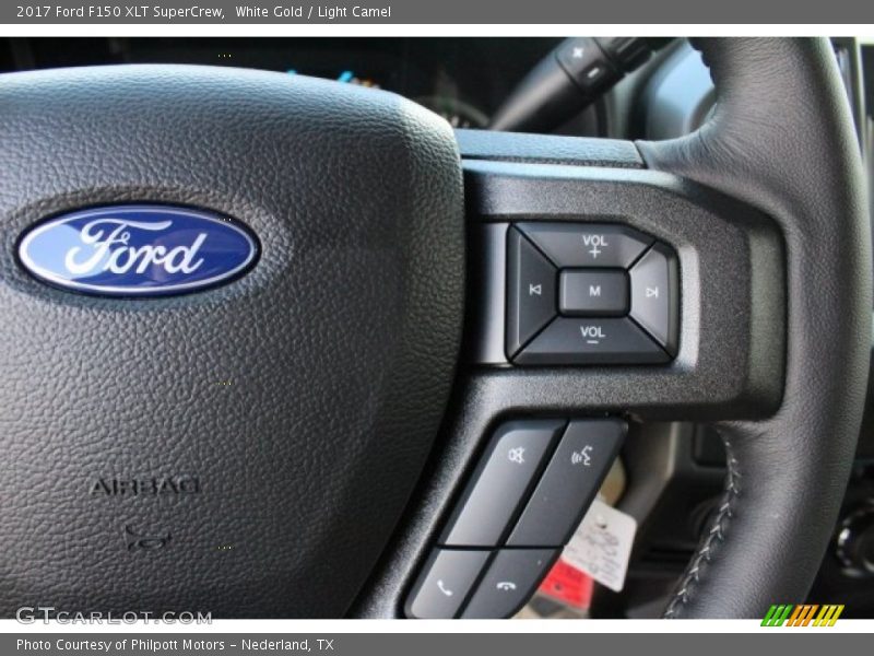 White Gold / Light Camel 2017 Ford F150 XLT SuperCrew