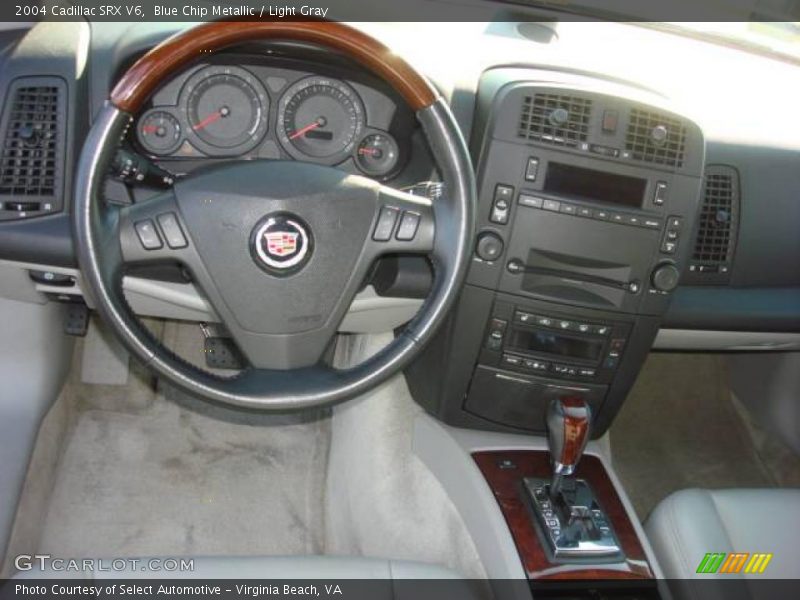 Blue Chip Metallic / Light Gray 2004 Cadillac SRX V6
