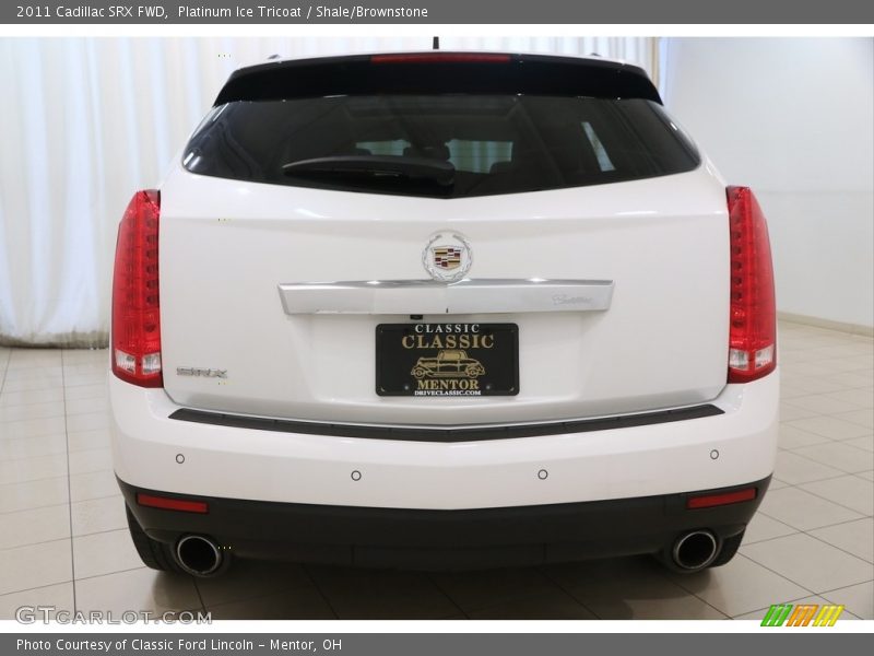 Platinum Ice Tricoat / Shale/Brownstone 2011 Cadillac SRX FWD