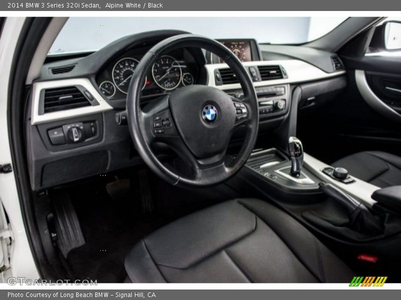 Alpine White / Black 2014 BMW 3 Series 320i Sedan