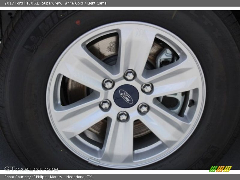 White Gold / Light Camel 2017 Ford F150 XLT SuperCrew