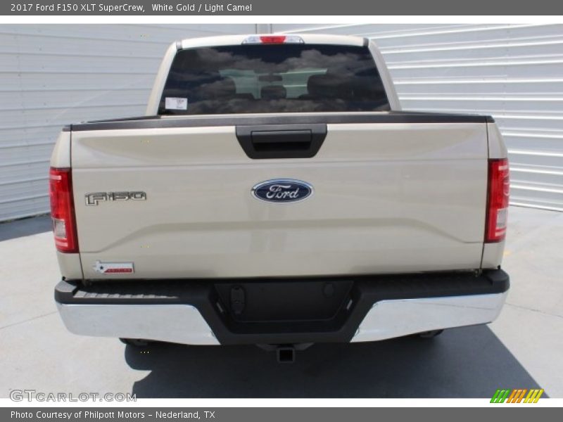 White Gold / Light Camel 2017 Ford F150 XLT SuperCrew
