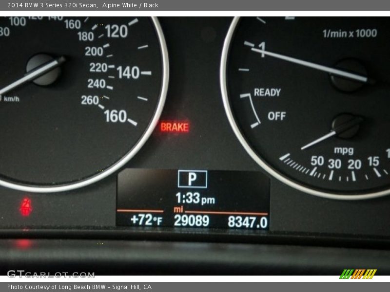 Alpine White / Black 2014 BMW 3 Series 320i Sedan