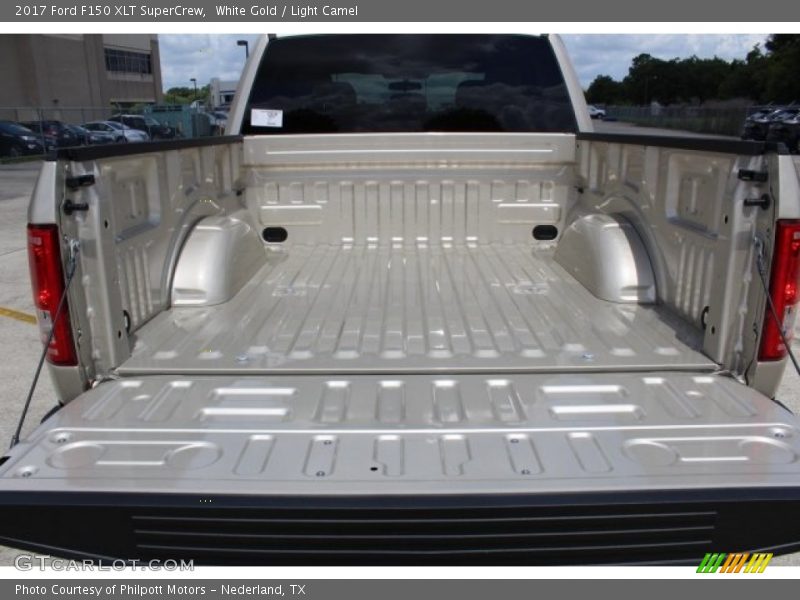 White Gold / Light Camel 2017 Ford F150 XLT SuperCrew
