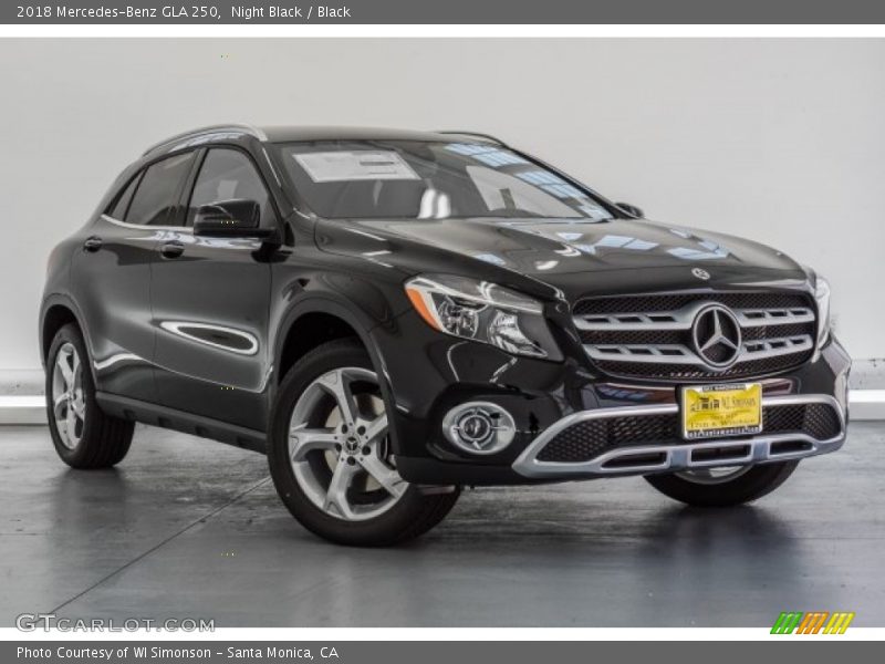 Night Black / Black 2018 Mercedes-Benz GLA 250