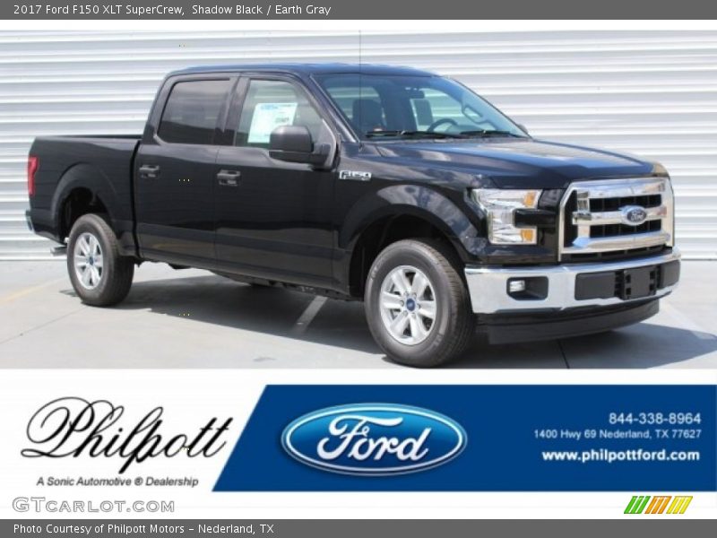 Shadow Black / Earth Gray 2017 Ford F150 XLT SuperCrew