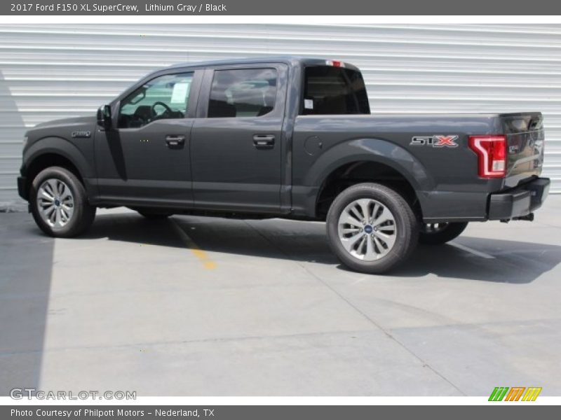 Lithium Gray / Black 2017 Ford F150 XL SuperCrew