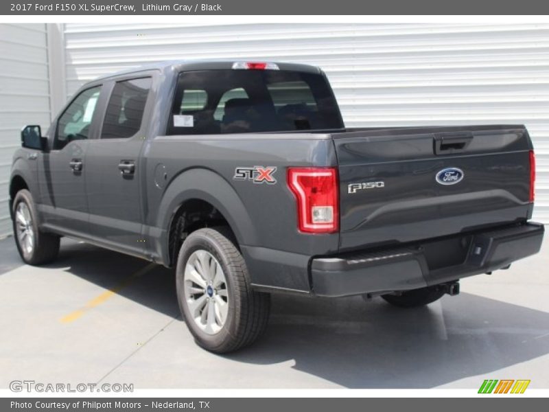 Lithium Gray / Black 2017 Ford F150 XL SuperCrew