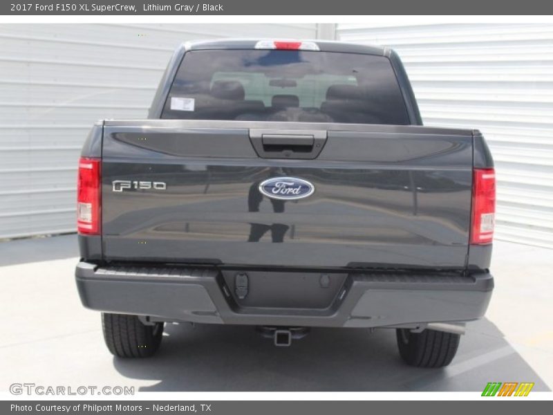 Lithium Gray / Black 2017 Ford F150 XL SuperCrew
