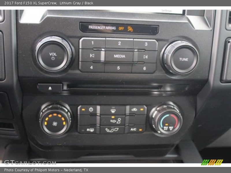 Lithium Gray / Black 2017 Ford F150 XL SuperCrew