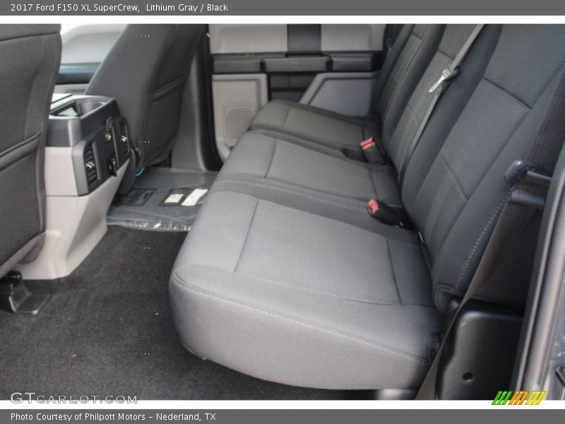 Lithium Gray / Black 2017 Ford F150 XL SuperCrew