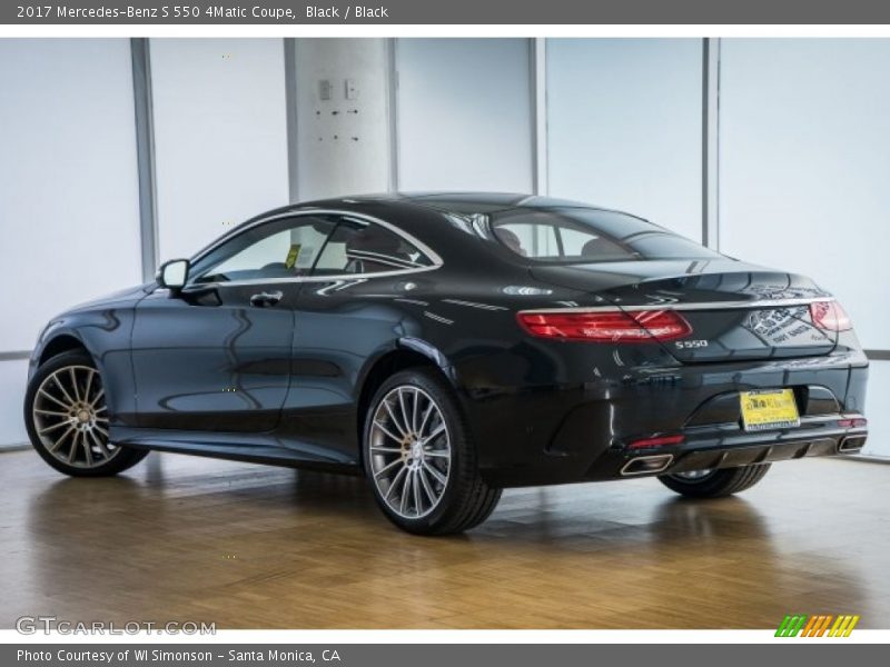 Black / Black 2017 Mercedes-Benz S 550 4Matic Coupe