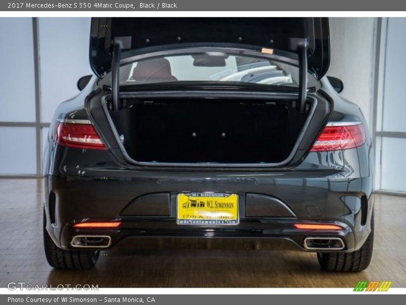 Black / Black 2017 Mercedes-Benz S 550 4Matic Coupe