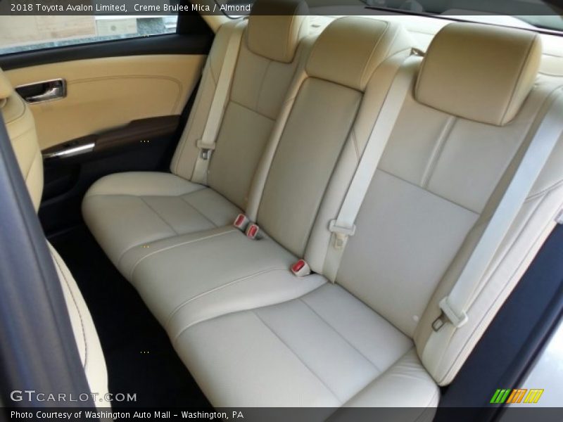 Rear Seat of 2018 Avalon Limited