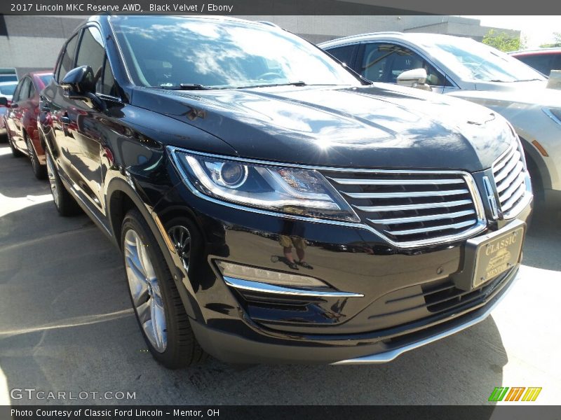 Black Velvet / Ebony 2017 Lincoln MKC Reserve AWD