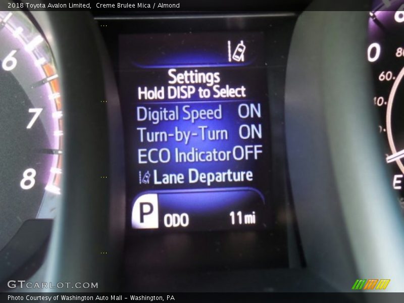 Creme Brulee Mica / Almond 2018 Toyota Avalon Limited