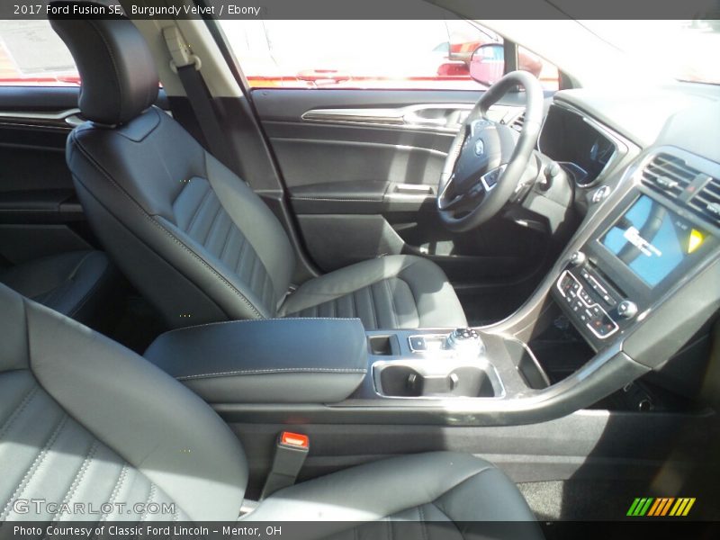 Burgundy Velvet / Ebony 2017 Ford Fusion SE