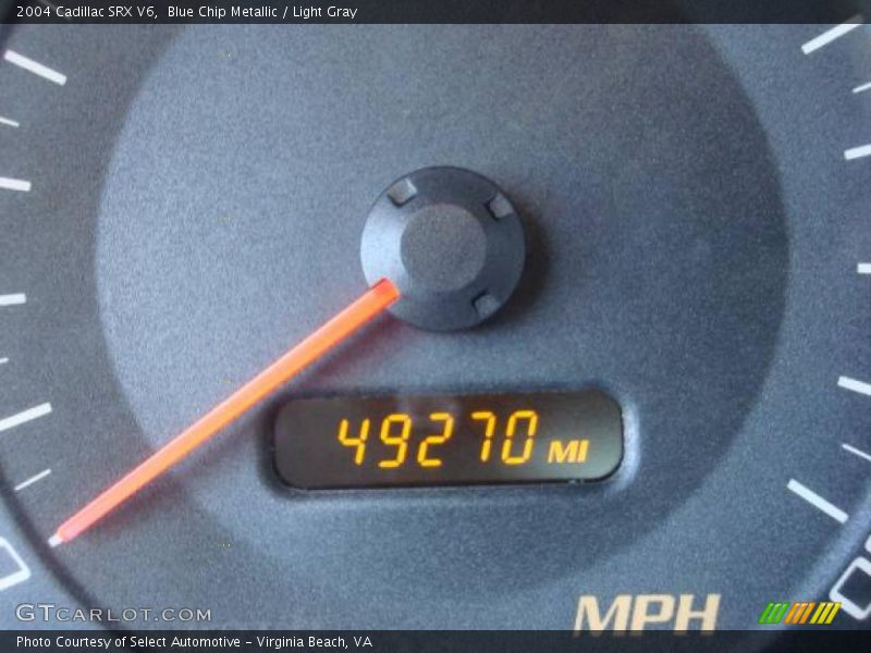 Blue Chip Metallic / Light Gray 2004 Cadillac SRX V6